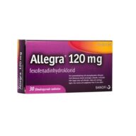 Allegra filmdragerad tablett 120 mg 30 st på apotek.nu EAN 7046265331568