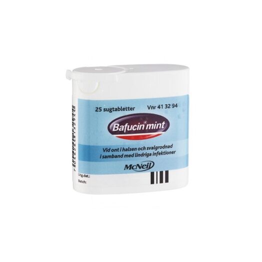 Bafucin Mint sugtablett 25 st på apotek.nu EAN 7046264132944