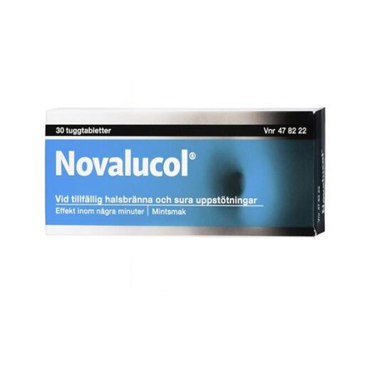 Novalucol tuggtablett 30 st på apotek.nu EAN 07046264782224
