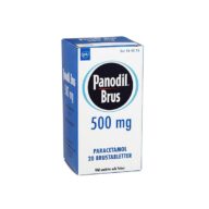Panodil Brus 500mg 20 brustabletter på apotek.nu EAN 7046261652735