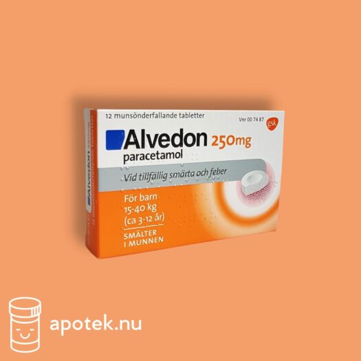Alvedon munsönderfallande tabletter 250 mg