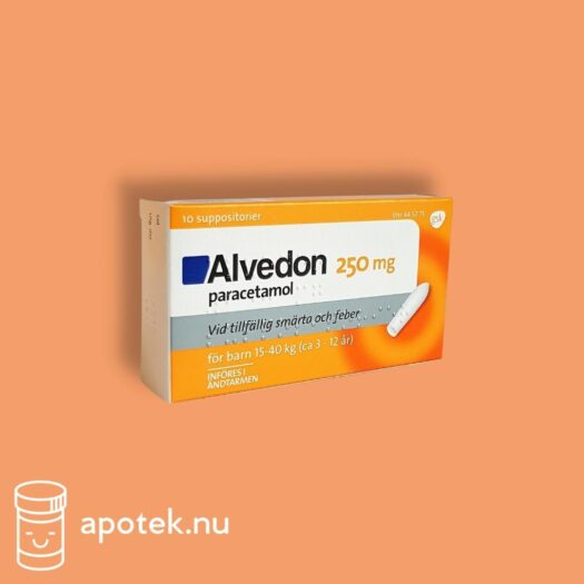 Alvedon suppositorier 250 mg