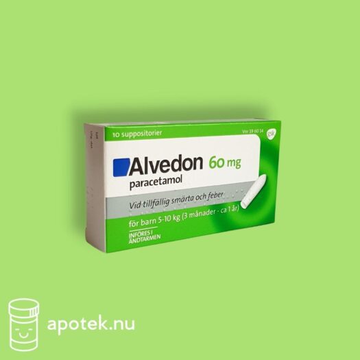 Alvedon suppositorier 60 mg
